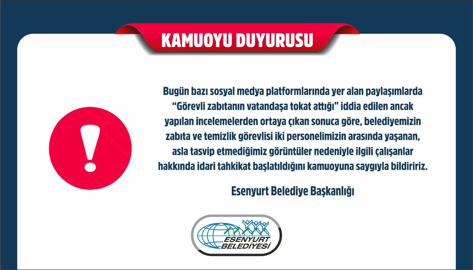 Kamuoyu Duyurusu